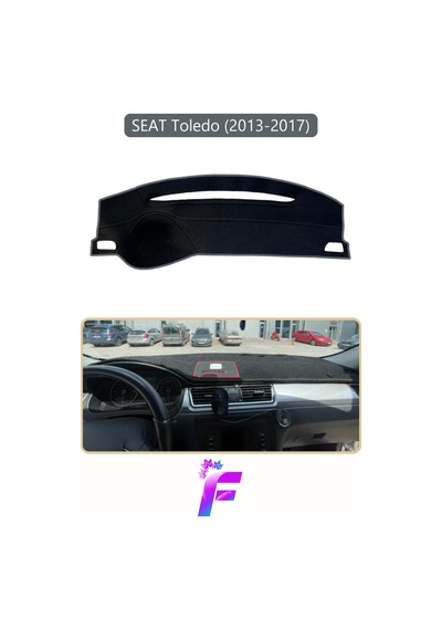 Seat Toledo 2013-2017 Uyumlu Torpido Örtüsü Yansıma Önleyici Tam Koruma Hızlı Montaj K32 Torpido Halısı
