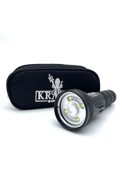 Kraken Hydra 2500 V2 Dalış Feneri Fener Ahtapot Kolu Hediyeli