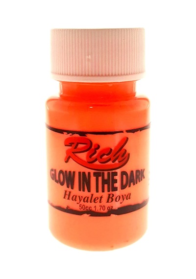Rich Karanlıkta Parlayan Boya Glow In The Dark 50ml 3006 Turuncu Genel