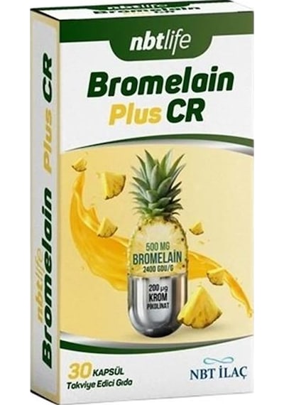 Nbt Life Bromelain Plus Cr 30 Kapsül