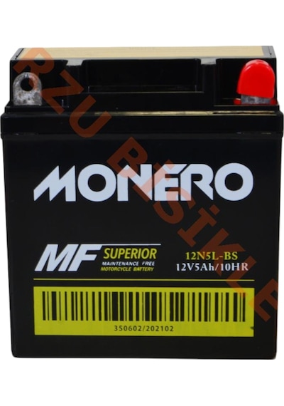 Monero Akü 12n5l - Bs - Cub - Yamaha Ybr 119 60 129
