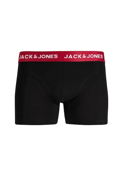 Jack & Jones 12304176 Jacgeo Solid Boxer 3 Lü Siyah