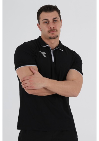 Diadora Satürn Kamp T-Shirt Siyah