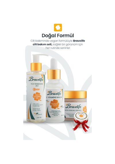Leke Karşıtı Gözenek Sıkılaştırıcı Aloe Vera Aydınlatıcı Jel-c Vitamini Serum-keten Tohumu Peeling