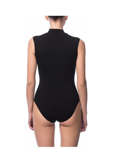 NBB 6 Adet, Kolsuz, Boğazlı, Alttan Çıtçıtlı Kadın Body, Pamuklu & Likralı 001