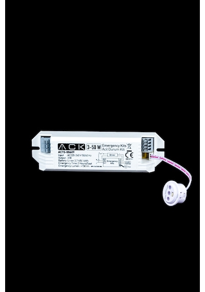 Ack Acil Aydınlatma Kiti 3-50w Ac15-00609 Beyaz