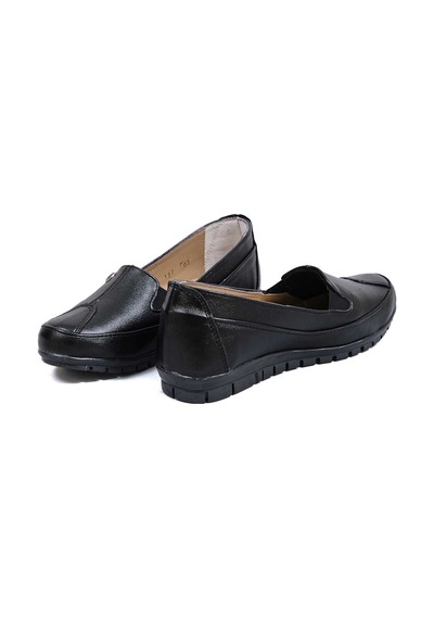 Bestello Bağcıksız Termo Taban Comfort 018-m127-24k Kadın Ayakkabı Siyah