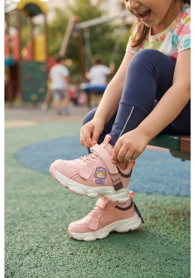 Vicco Filika Pudra Anatomik Rahat Sneaker Kız Çocuk Ayakkabı 346.p26k.128