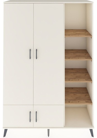 Hyperion Dolap 6 Raflı 4 Kapaklı Tek Askılı 132x44x195 Aytaşı-aytaşı/çam Aytası/atlas Çam Hyperion Dolap 6 Raflı 4 Kapaklı Tek Askılı 132x44x195 Aytaşı-aytaşı/çam Aytası/atlas Çam
