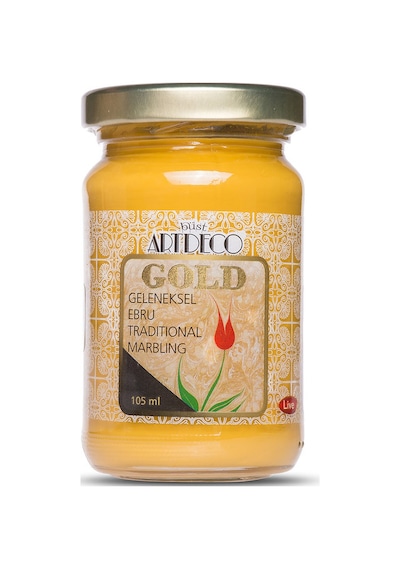 Artdeco Gold Geleneksel Ebru Boyası 105Ml - 165 Oksit Sarı
