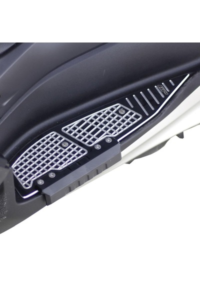 Gp Kompozit Yamaha Xmax 250 Tech / Iron Max 2018-2026 Uyumlu Basamak Alüminyum Gri