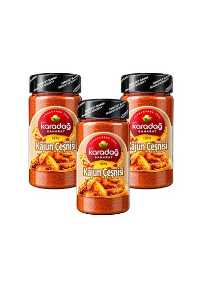 Karadağ Baharat Kajun Çeşnisi 200 Gr 3 Lü