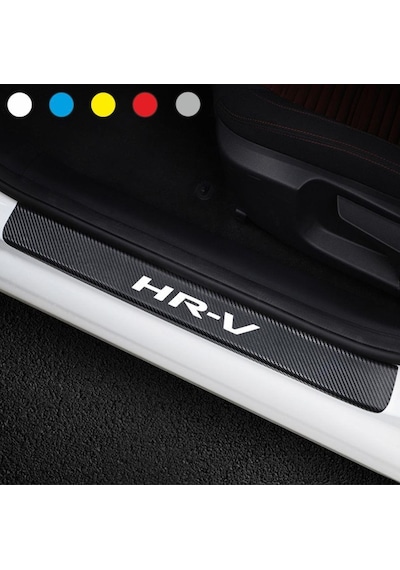 Honda Hrv Için Karbon Kapı Eşiği Sticker ( 4 Adet )