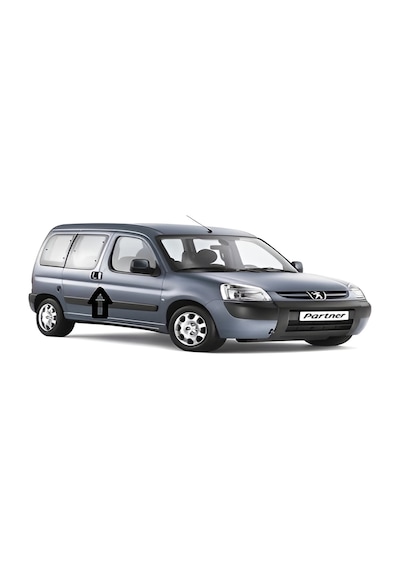 Peugeot Partner Uyumlu 1996-2008 Krom Kapı Kolu 3 Kapı Paslanmaz Çelik