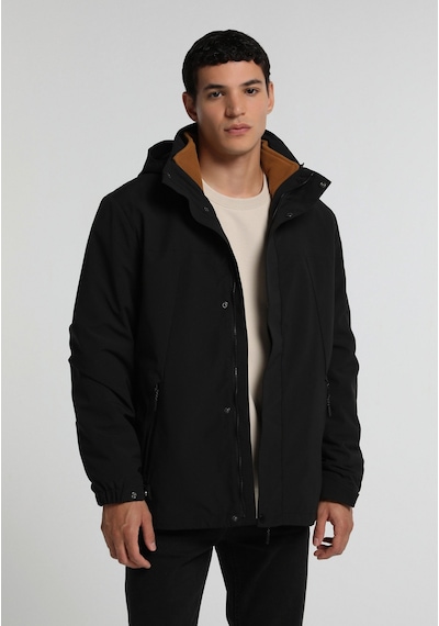 Colin's Colins 3 Farklı Kullanım Regular Fit Kapüşonlu Fermuarlı Astarlı Erkek Siyah Mont Cl1082080 Q1.v1 Blk
