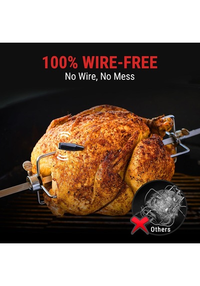Thermopro Tp970 Tempspike Plus Tam Kablosuz Akıllı Et Termometresi, 182m Ultra Menzilli Bluetooth Barbekü Ve Fırın Isı Ölçer Turuncu Thermopro Tp970 Tempspike Plus Tam Kablosuz Akıllı Et Termometresi, 182m Ultra Menzilli Bluetooth Barbekü Ve Fırın Isı Ölçer Turuncu