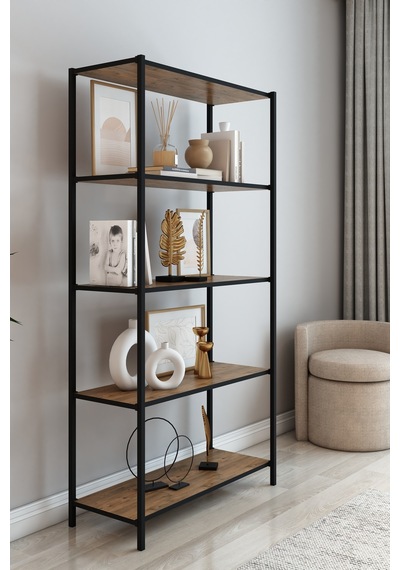 Scarlet Metal Kitaplık 5 Raflı Çok Amaçlı Dosya Kitap Rafı Ofis Salon Mutfak Raf 150 Cm Atlantikçam Kahverengi Scarlet Metal Kitaplık 5 Raflı Çok Amaçlı Dosya Kitap Rafı Ofis Salon Mutfak Raf 150 Cm Atlantikçam Kahverengi