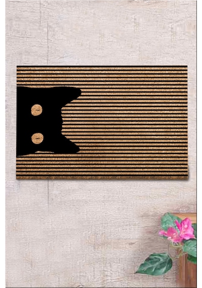 Co Co Arighe 40x60 cm Doğal Ko ko Kıl paspas,Hindistan Naturel Kapı Önü Paspası