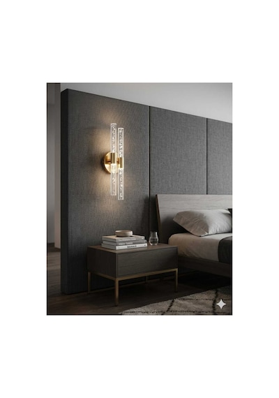 Bubbleflux Dubble Medium 40 Cm Modern Tasarım Led Aplik - Duvar Lambası - Gold - Elektrikli - Kumandalı - Beyaz Led Gold Elektrikli Kumandalı