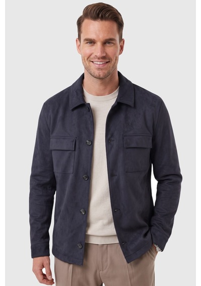 Rizzup Erkek Slim Fit Tüylenmeyen Kırışmayan Lacivert Süet Ceket Astarlı Gömlek Yaka 2704503 Rizzup Erkek Slim Fit Tüylenmeyen Kırışmayan Lacivert Süet Ceket Astarlı Gömlek Yaka 2704503