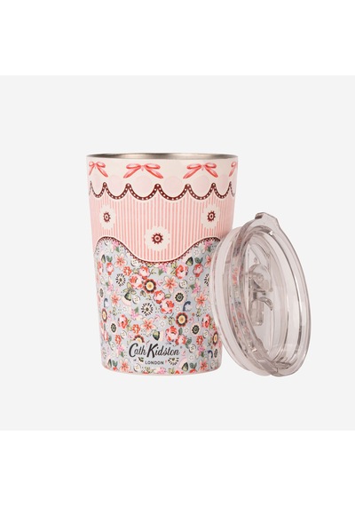 Pembe Paslanmaz Çelik Kupa 375 Ml