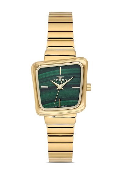 Ferro Fl40157a-b6 Quartz Çelik Sarı 23 Mm Kadın Kol Saati