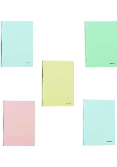 Mopak Pastel Spiralli Pp Kapak A4 60 Yp Kareli Defter