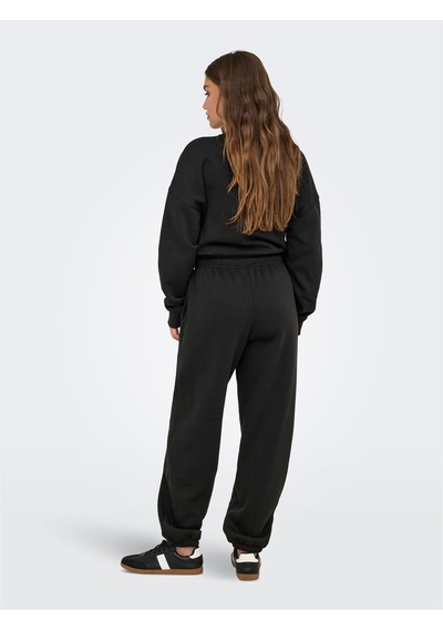 Only Onlbest Lıfe Cuff Pant Swt Noos Kadın Black Eşofman Altı - 15357504 Siyah