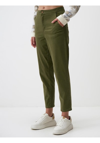 Jimmy Key Haki Normal Paça Cepli Gabardin Pantolon 4ww01311101312 Haki