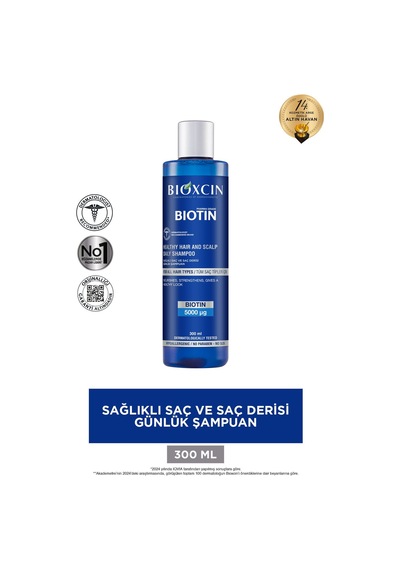 Biotin Şampuan 300 Ml Tüm Saç Tipleri Için-