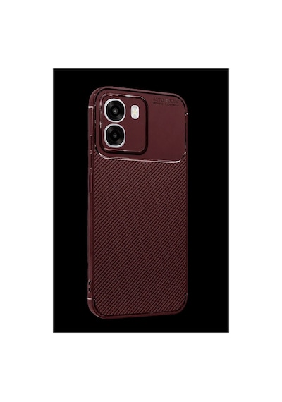 Oppo Oppo A6t 5g Auto Focus Karbon Kapak - Bordo