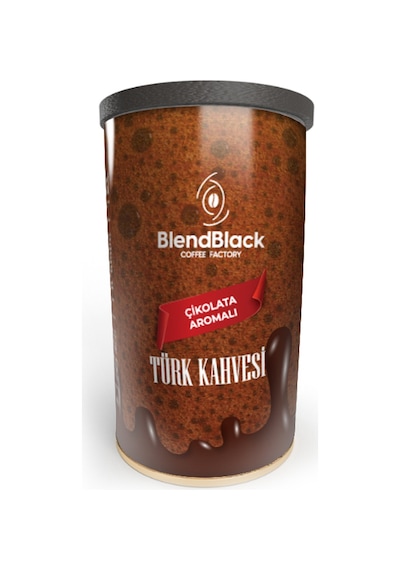 Blendblack Çikolata Aromalı Türk Kahvesi Teneke Kutu 250 G