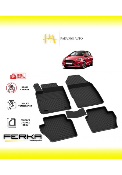 Ford Fiesta Mk8 2018 Ve Üstü 4d Havuzlu Paspas