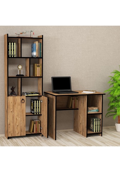Kalenderdekor1 Kalender Dekor Avel Mayra 90 Cm Çalışma Masası Takımı Avm04 Meşe
