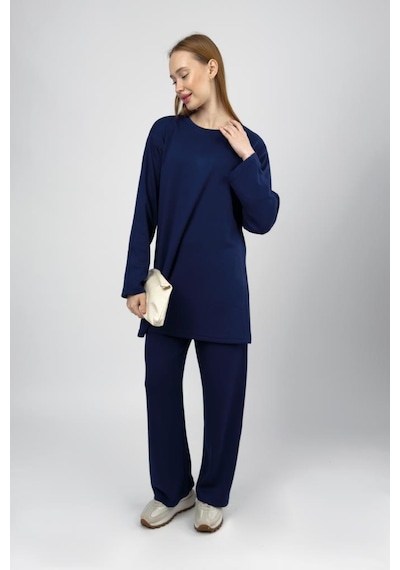 Kadın Modal Tencel Tunik Pantolon Takım Laci