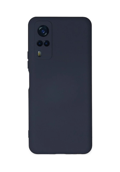 Vivo Y53s Uyumlu Kılıf Nano İçi Kadife Silikon - Lacivert