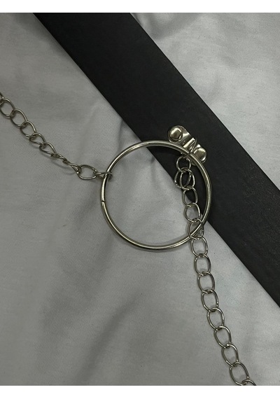 Dükkan Design Halkalı Gotik Kemer Siyah