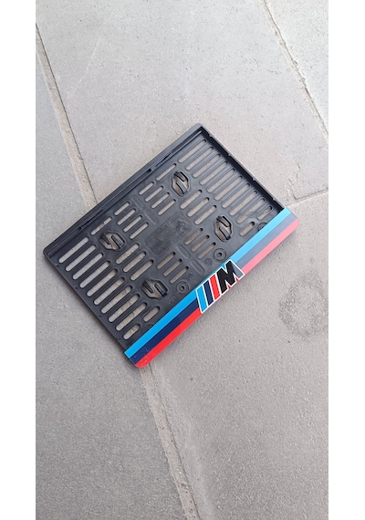M Logo Motor Plakalık Motosiklet Plakalık İsimli Motor Plakalık Bmw M Logo Motorsiklet Plakalık