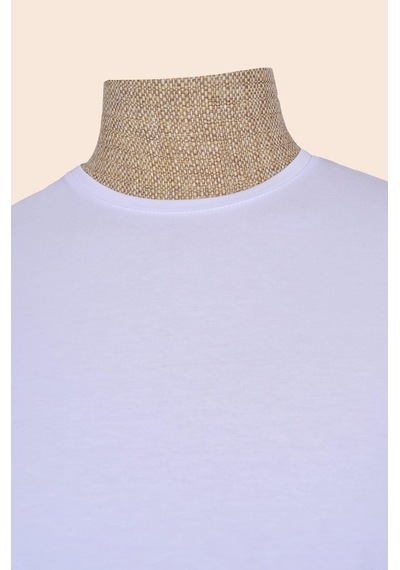 Cengiz İnler Sıfır Yaka Düz Slim T-Shirt