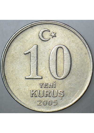 Türkiye Cumhuriyeti 10 Yeni Kuruş 2005.