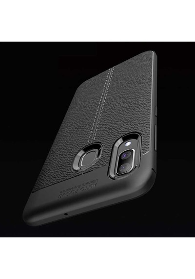 Samsung Uyumlu Galaxy A10S Kılıf Zore Niss Silikon Kapak-Siyah