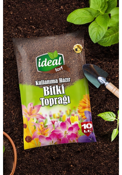 İdeal Torf Bitki Toprağı 10 Litre 1