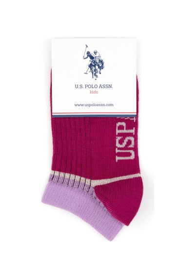 U.s. Polo Assn. Kız Çocuk Fuşya Çorap Patik 50318206-vr023 Fusya