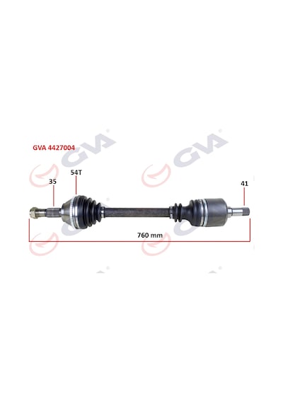 Gva Komple Aks Sol Ducato-boxer-jumper 2.5 D 94-02 18q Abs Li 54diş 762mm Gva 4427004 3272.9k 3272.v5 3272.j7 1487937088