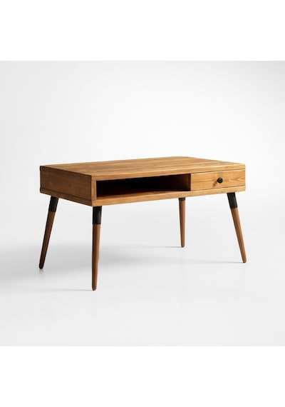 Mobenta Neo Desk: Masif Çalışma Masası 1 Çekmece Ve 1 Laptop Bölmesi - 120 Cm Tk Ahşap