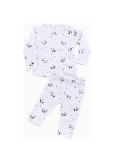 Uygun Bebe Winni Pooh Bebek Pijama Takımı - Renkli Çok Renkli