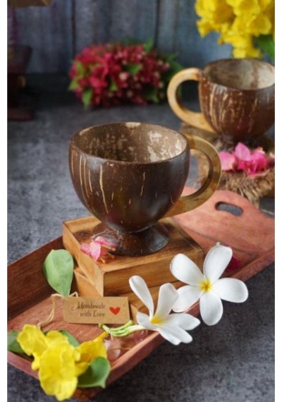 Hindistan Cevizi Coconat Bardak Coconut Glass