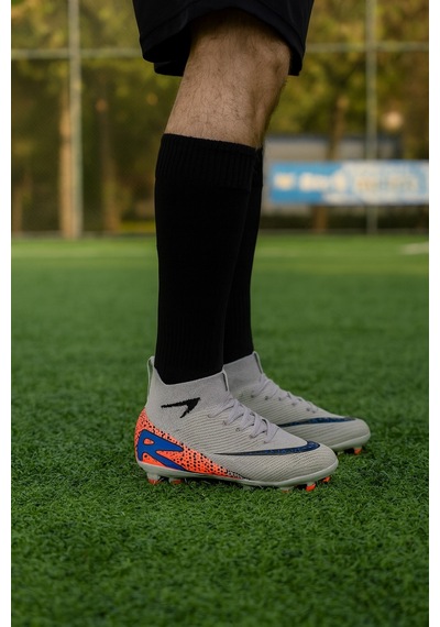 Çoraplı Krampon Futbol Ayakkabı Çok Renkli