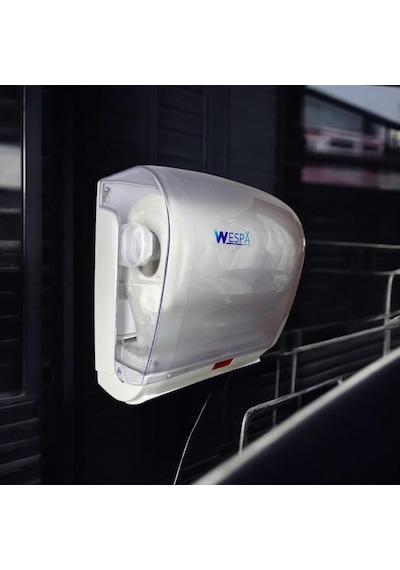 Wespa Kağıt Havlu Dispenseri, Gri Plastik, Duvar Montajlı, Profesyonel Banyo Ve Tuvalet İçin Diğer