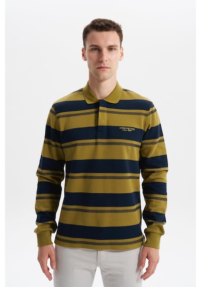 AR-MA Arma Erkek Ribanalı Regular Fit Çizgili Polo Yaka Sweatshirt %95 Pamuk %5 Elastane Ringel Pike K30554953002 Haki AR-MA Arma Erkek Ribanalı Regular Fit Çizgili Polo Yaka Sweatshirt %95 Pamuk %5 Elastane Ringel Pike K30554953002 Haki